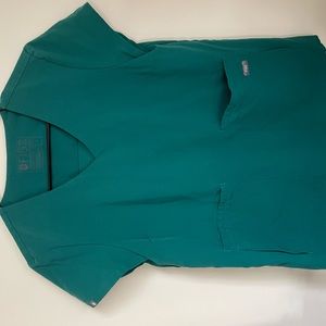 Figs set size small hunter green